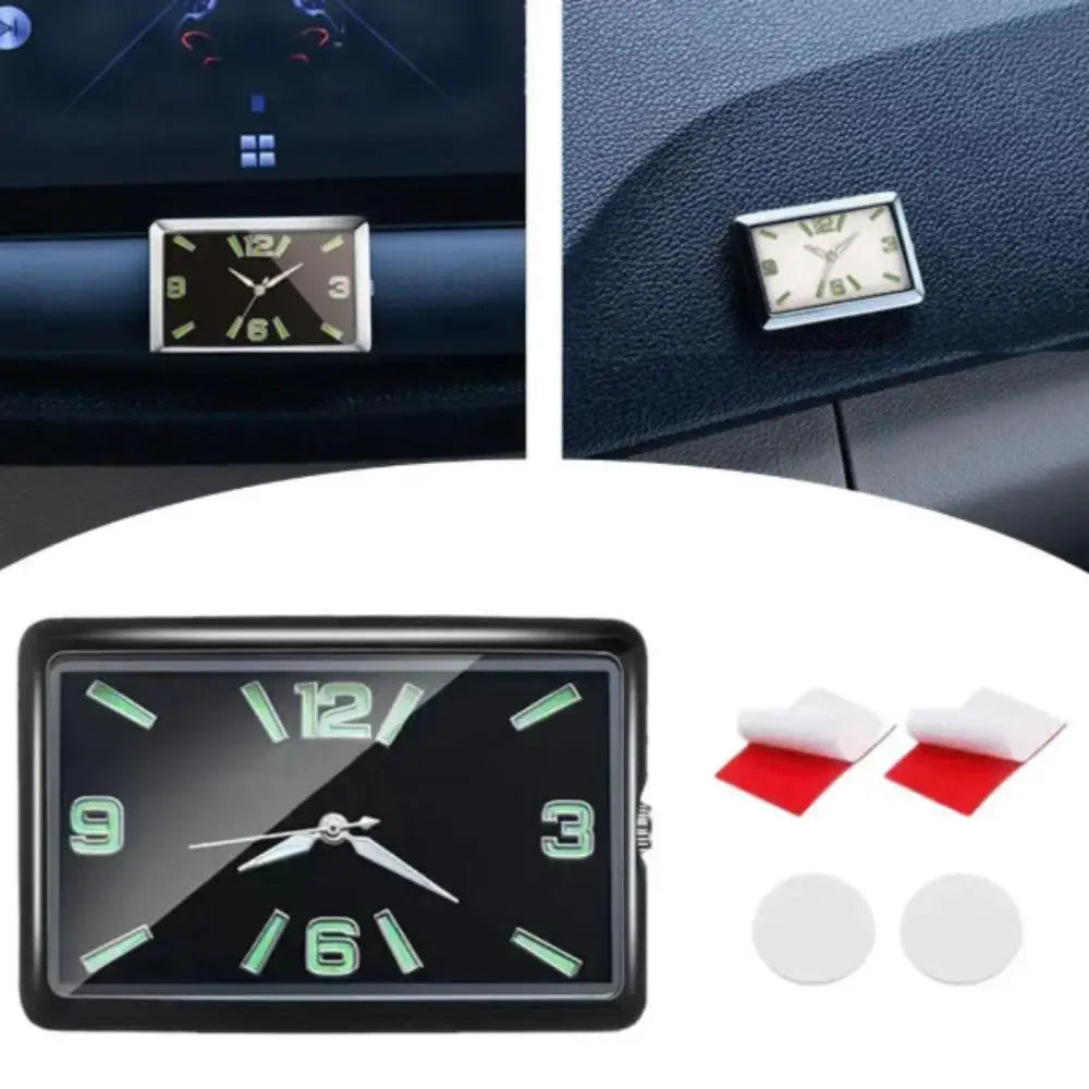 Lightweight Design Car Digital Clock Button Battery Operated Luminous Pointer Quartz Analog Watch Stylish Design Digital Display Zpaxo