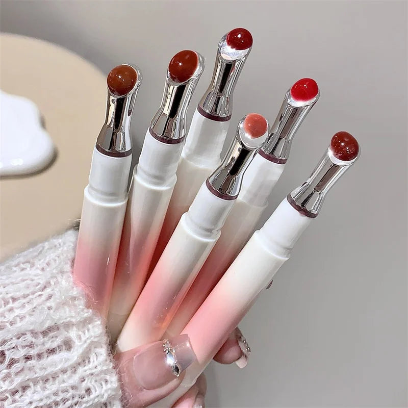 Kakashow Mirror Watery Lip Gloss Iron Brush Head Jelly Lipgloss