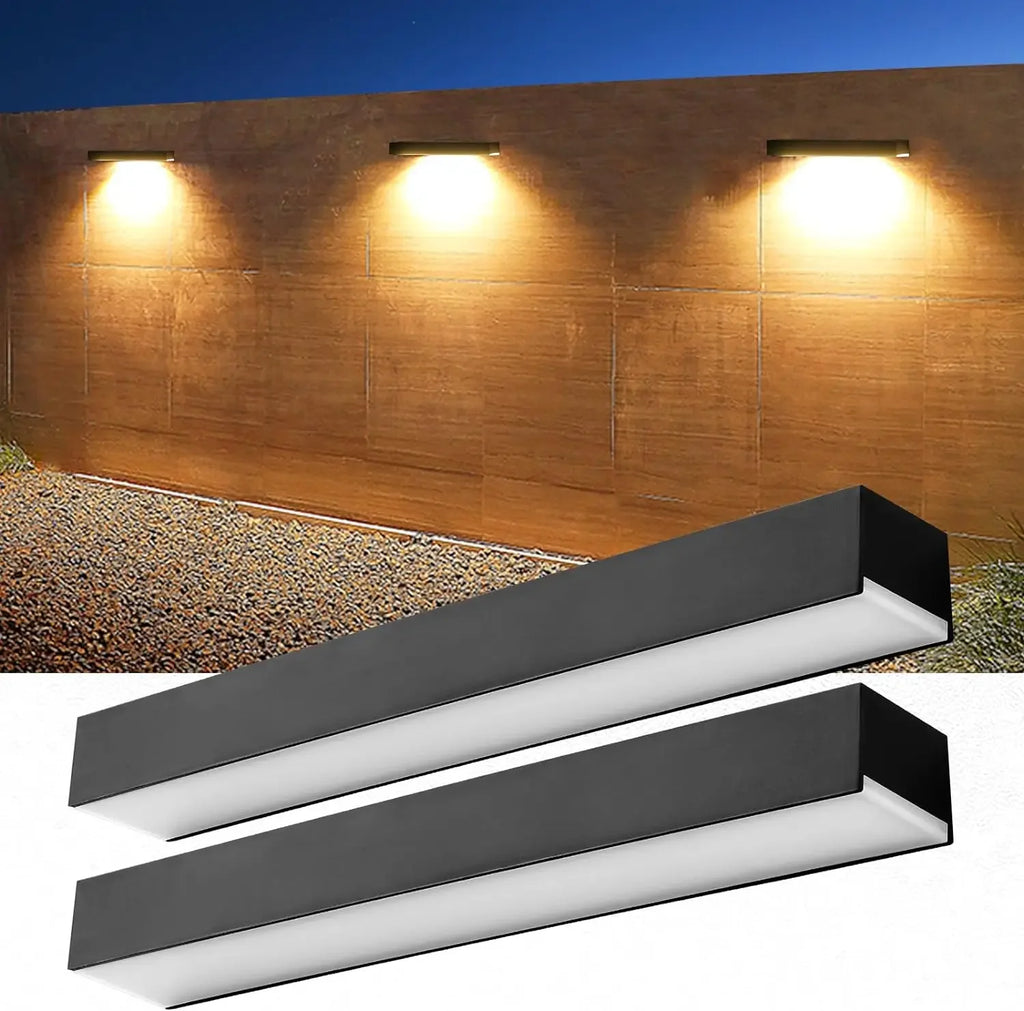 Outdoor Solar Sign Light Ultra Bright Waterproof Address Lights LED Zpaxo 2PCS-Warm China Mainland