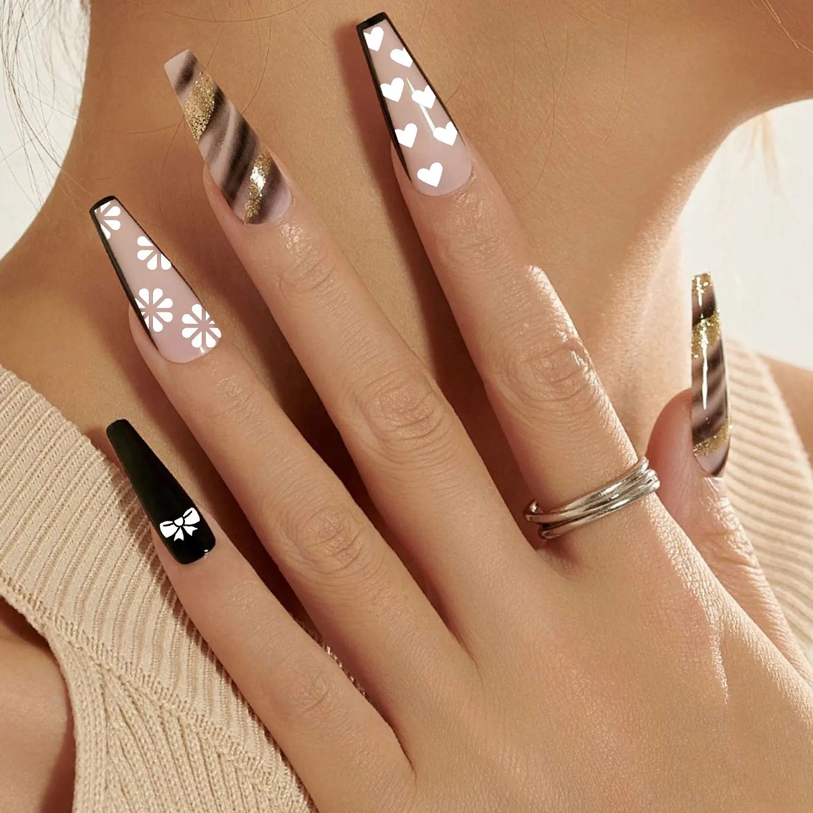 18/36/48PCS Nail Art Stamp Pen Set for DIY Design, Nail Graffiti Nail Art Dotting Tools with Simple Design Zpaxo