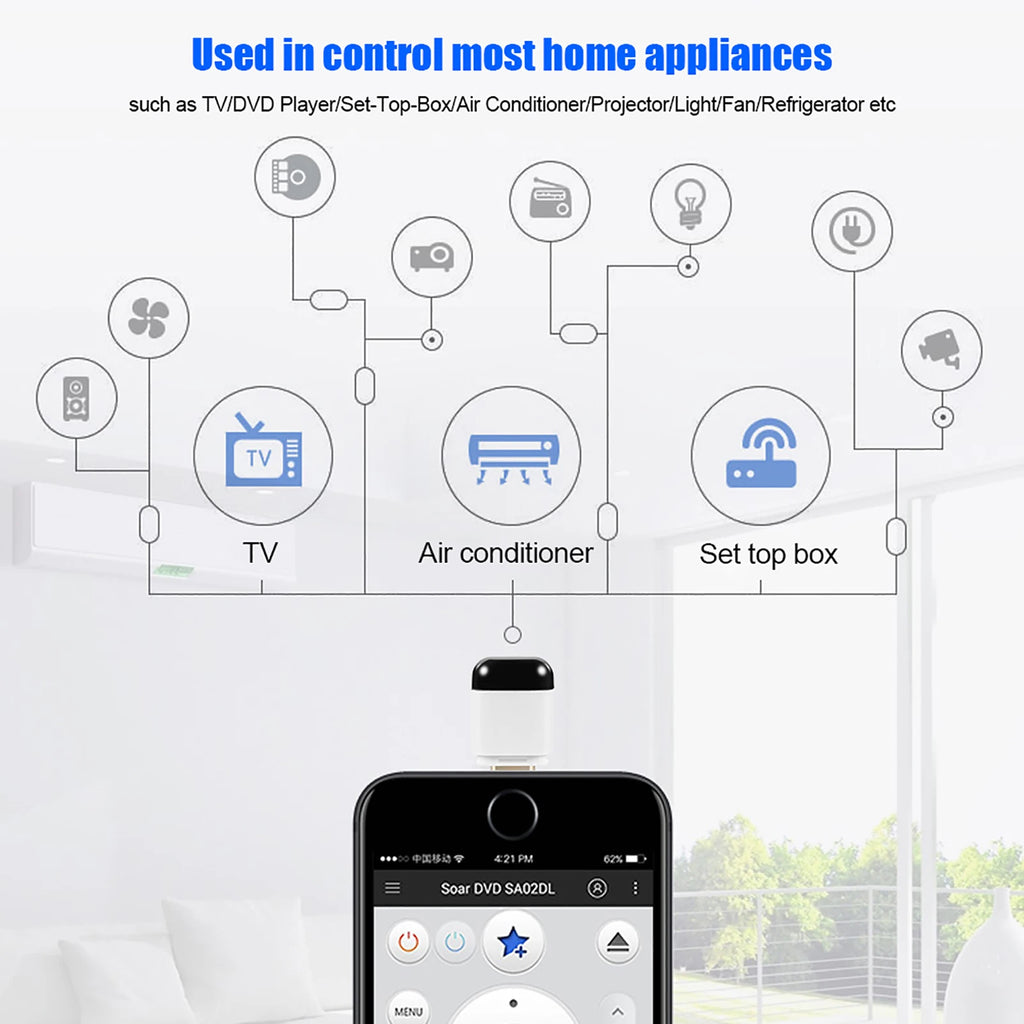 IR Remote Controller Mobile Phone Universal Control Android Smartphone