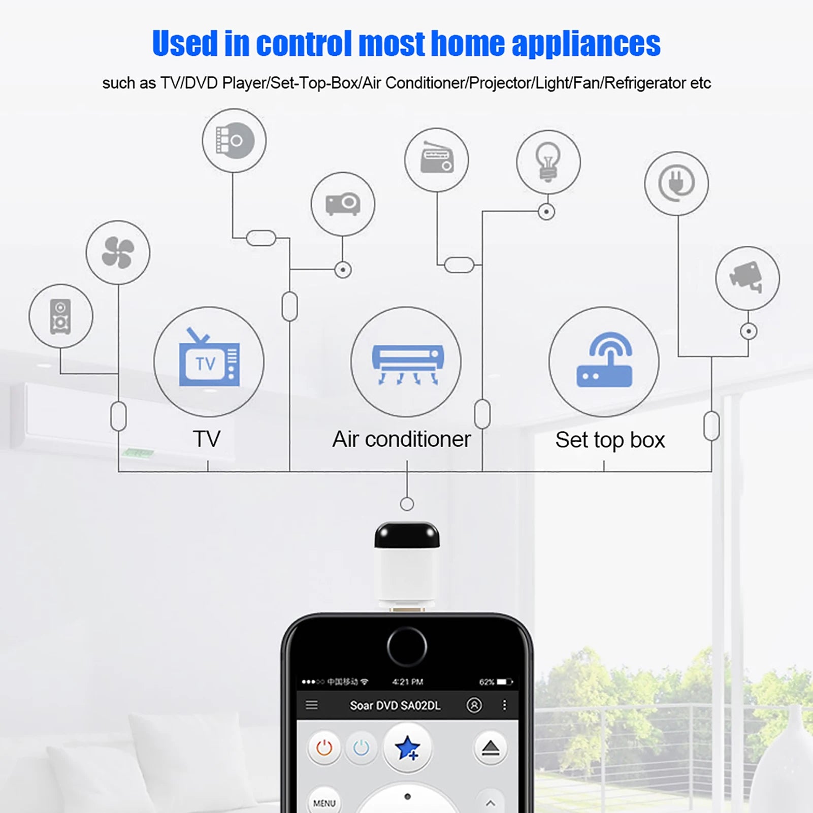 IR Remote Controller Mobile Phone Universal Control Android Smartphone