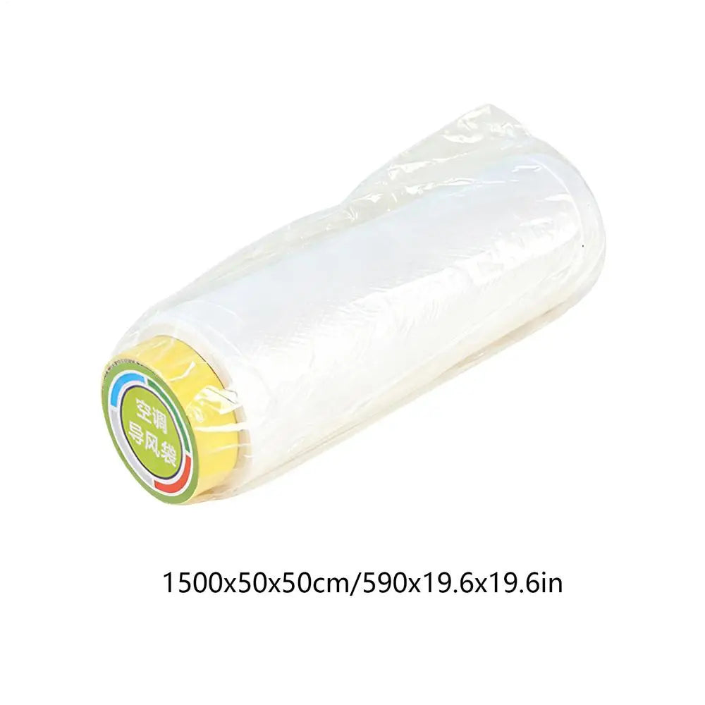 Portable AC Hose Flexible Cuttable 12 15 20m Extension Duct Tape Roll
