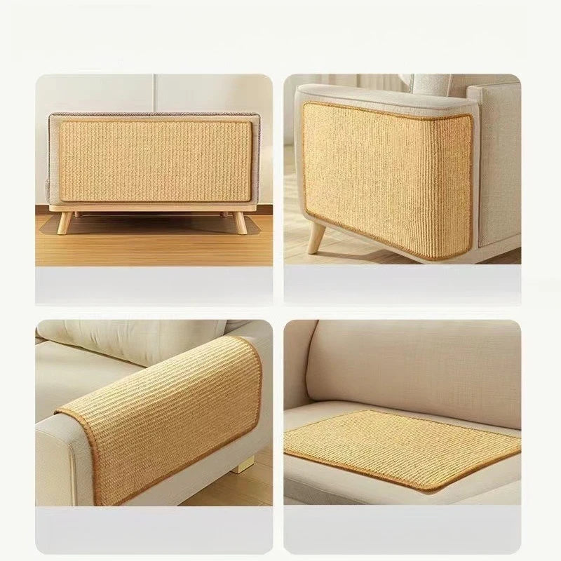 Sturdy Sisal Cat Scratching Board- No Mess, Sofa-Safe Design, Suitable for Exercise and Rest- Perfect Gift for Cats Zpaxo
