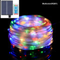 Solar String Lights Fairy Leather Thread Lamp RGB Warm White 8 Mode Zpaxo RGB 23M 200LEDs