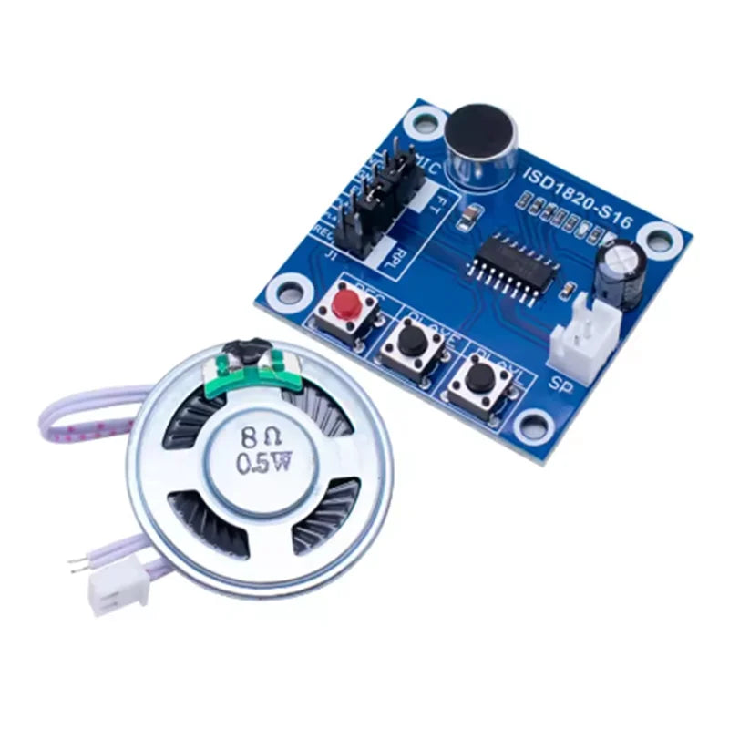 ISD1820 Playback Module Board with Mic Head Comes with 0.5W Speaker Recording and Voice Module Voice Module Recording Zpaxo