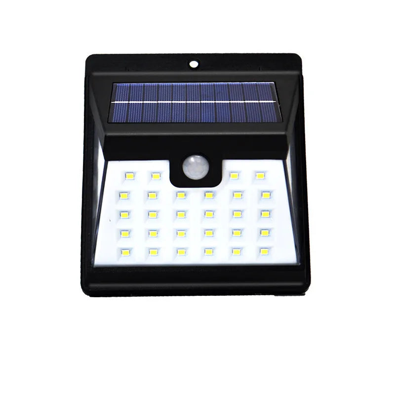 Smart Solar Wall Lights Motion Sensor 3-Mode Security Lighting Zpaxo 40LED front switch China Mainland