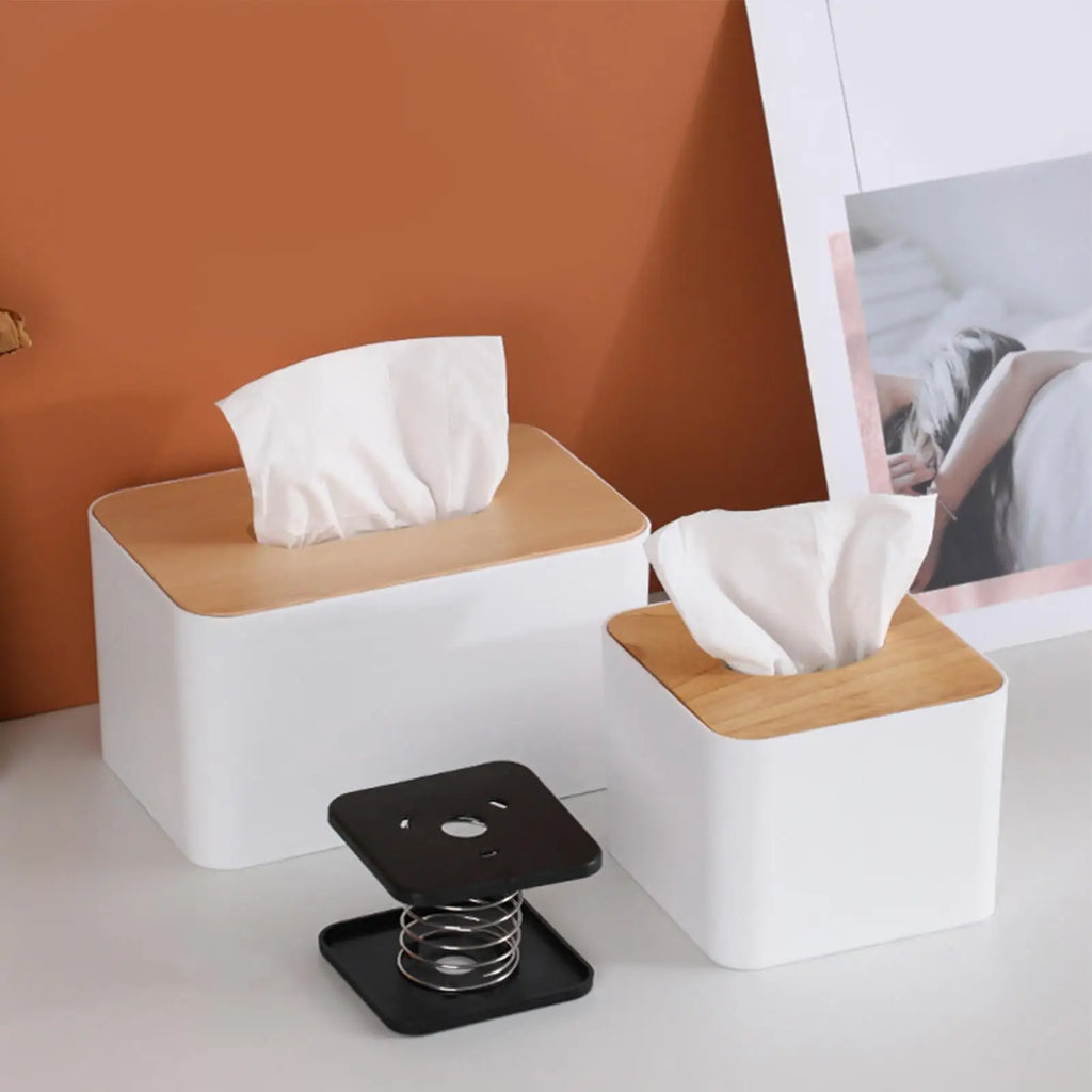 Tissue Dispenser Spring Box Support Bracket Compact Design Paper
