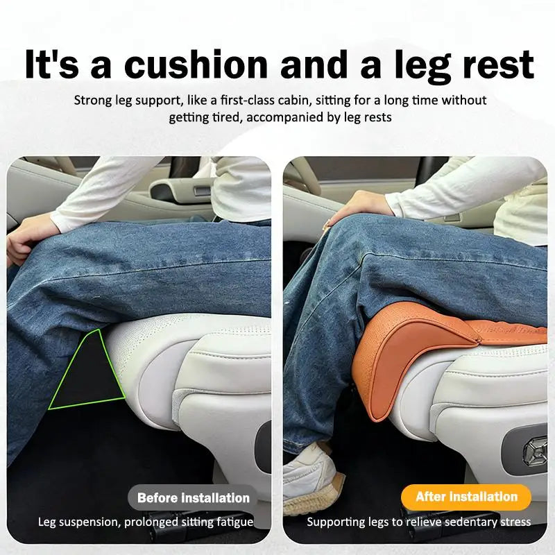 Car Seat Cushion with Leg Support & Extension Rest | Universal