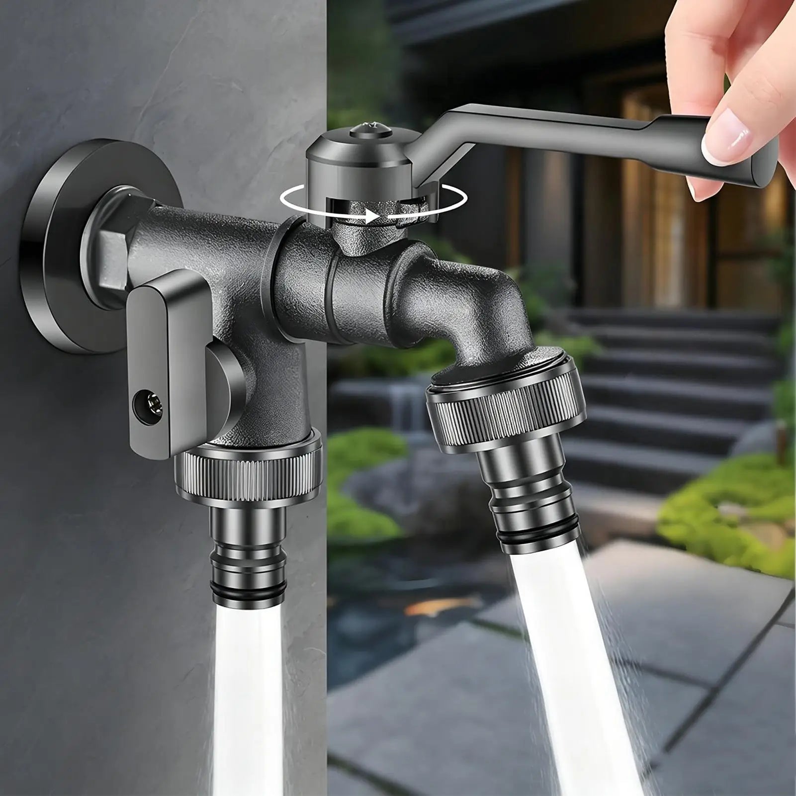 Outdoor Freeze Proof Zinc Alloy Outlet Garden Water Faucet G1 2