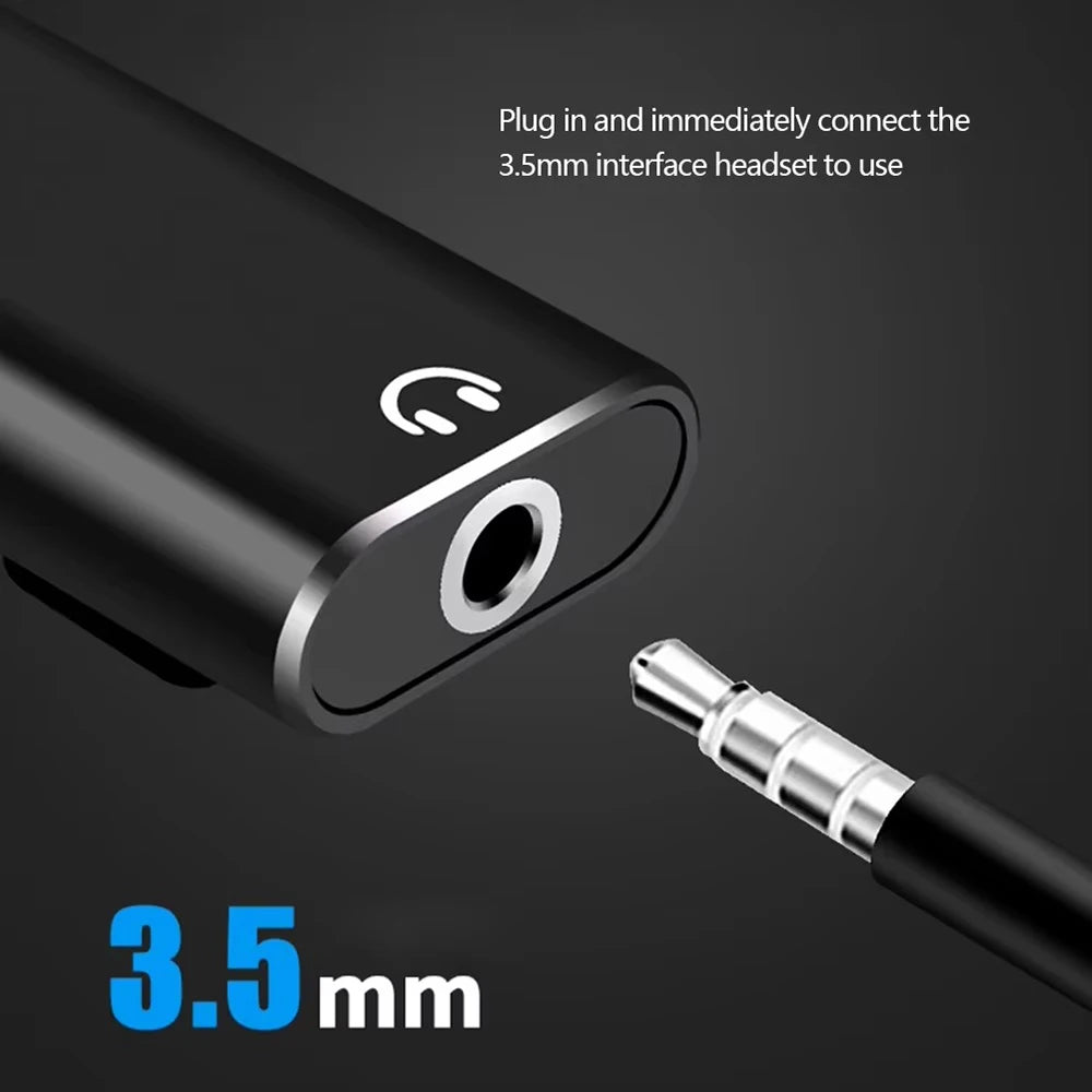 USB-C to 3.5mm Audio Adapter – 2-in-1 Splitter & Charger USB-C Audio Adapter Zpaxo