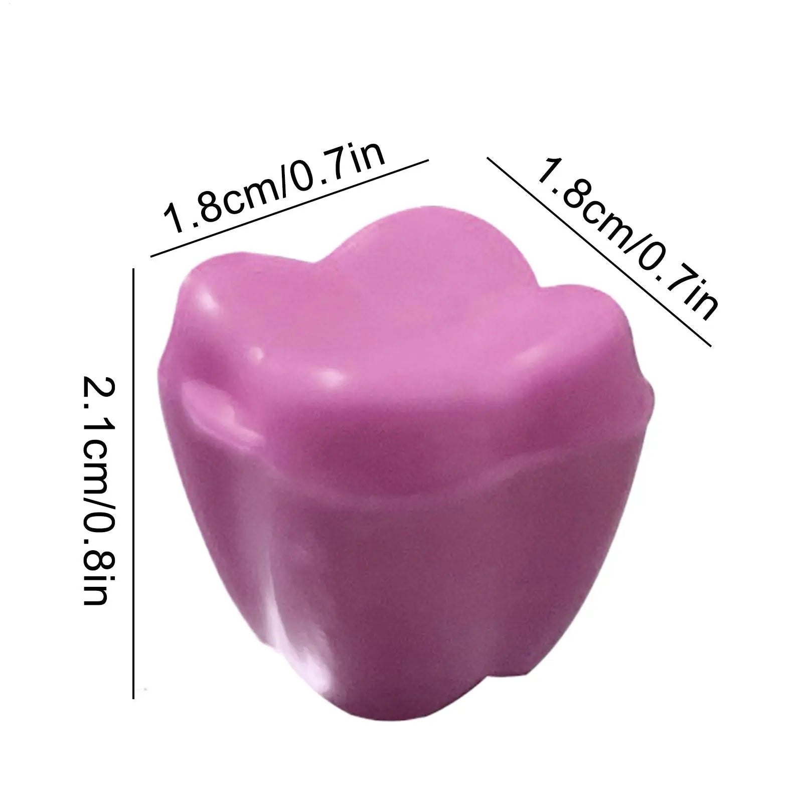 Baby Teeth Box 10 Pieces Teeth Shape Savers Tooth Storage Box For Child Toddler Boy Girl Home Travel Nursery School Preservation Zpaxo