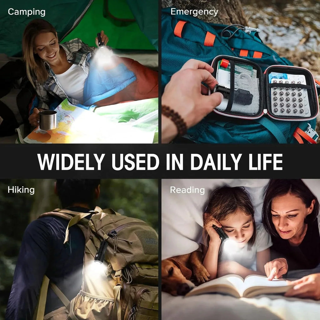 Rechargeable LED Mini Pen Clip Flashlight – 1000LM Waterproof