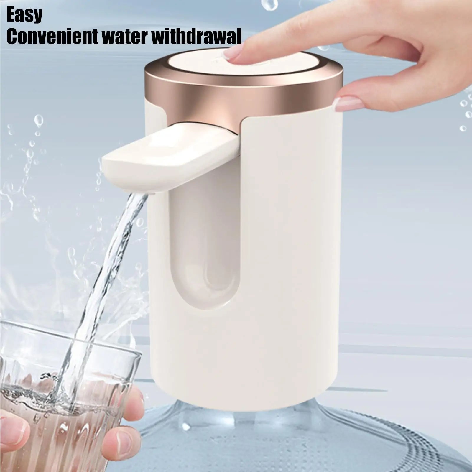 Portable Electric Water Bottle Dispenser Pump Automatic Drinking Jug