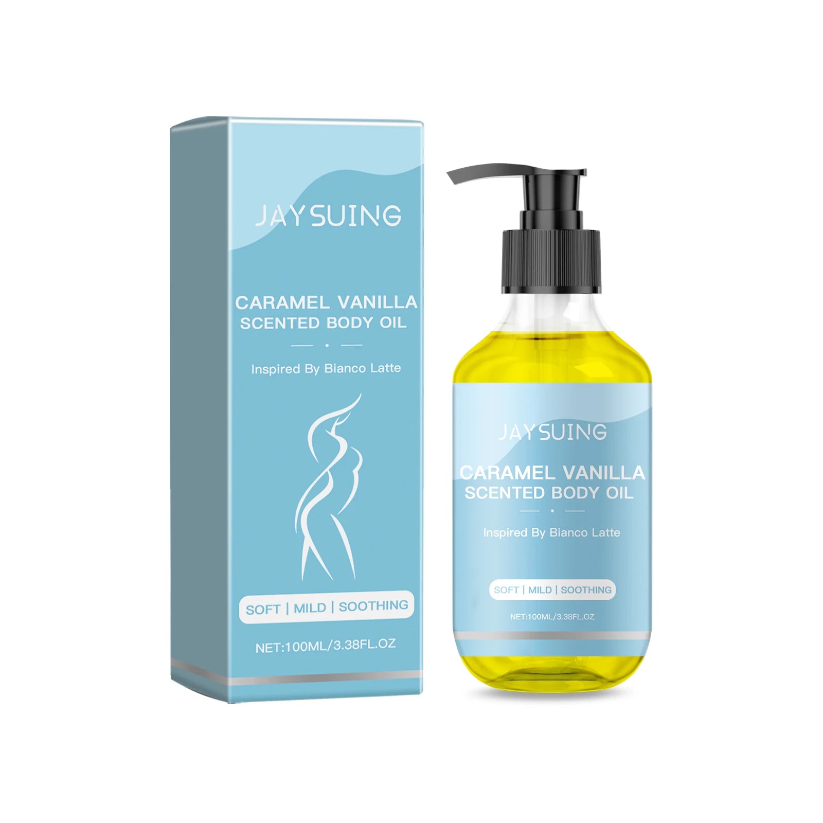 Caramel Vanilla Body Oil – Moisturize, Repair & Smooth Skin Body Care Oil Zpaxo 100ml