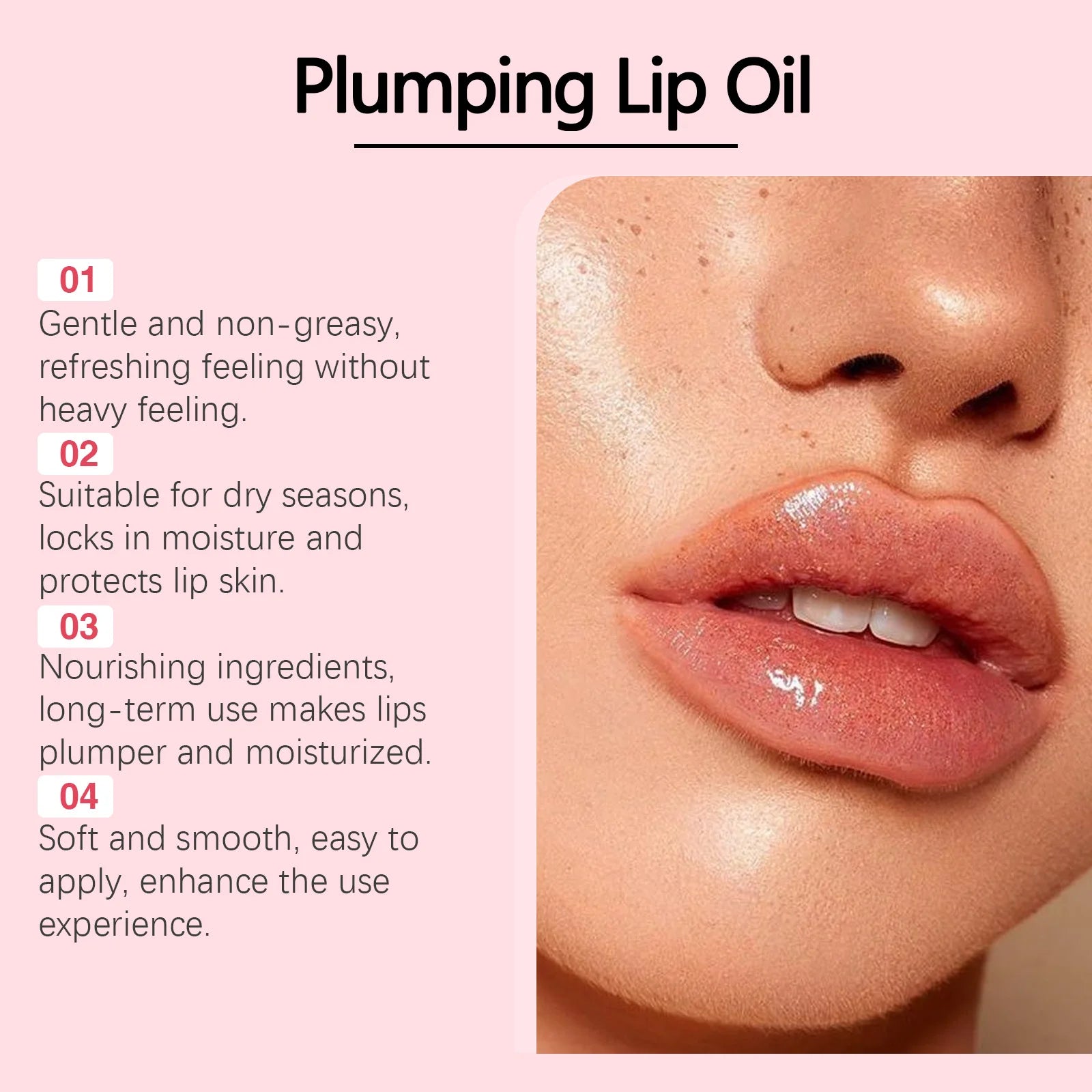 Lip Plumper Oil Instantly Volumising Increase Lip Elasticity Long-lasting Moisturize Lip Plumper Gloss Sexy Beauty Makeup Zpaxo