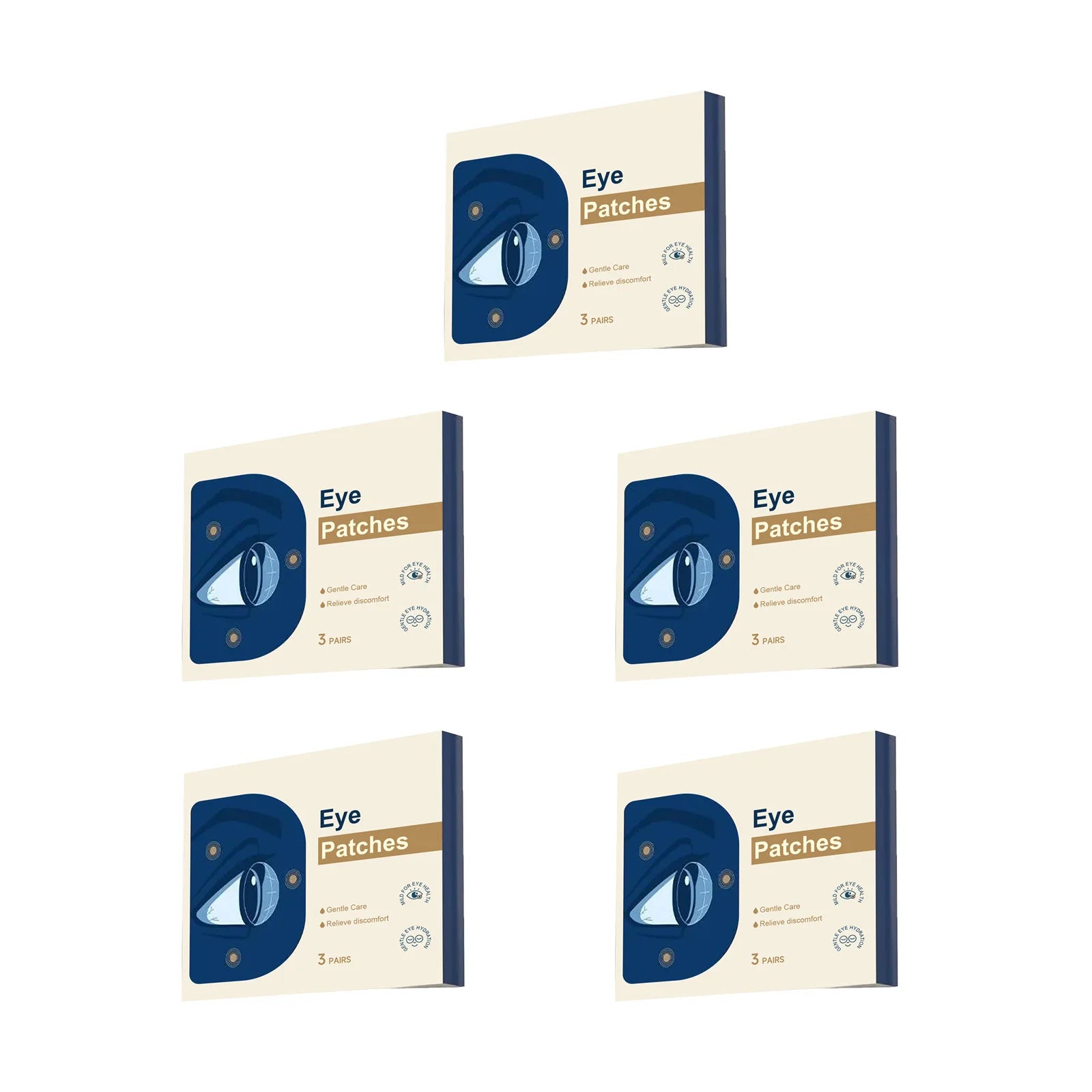 Hoygi Cooling Eye Patches – Dark Circles & Puffy Eyes Gel Mask Under Eye Gel Patches Zpaxo 15 Pairs