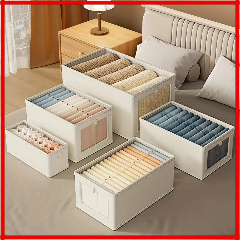Visible Wardrobe Clothes Storage Organizer Box | Drawer Cabinet Clothes Storage Organizer Zpaxo