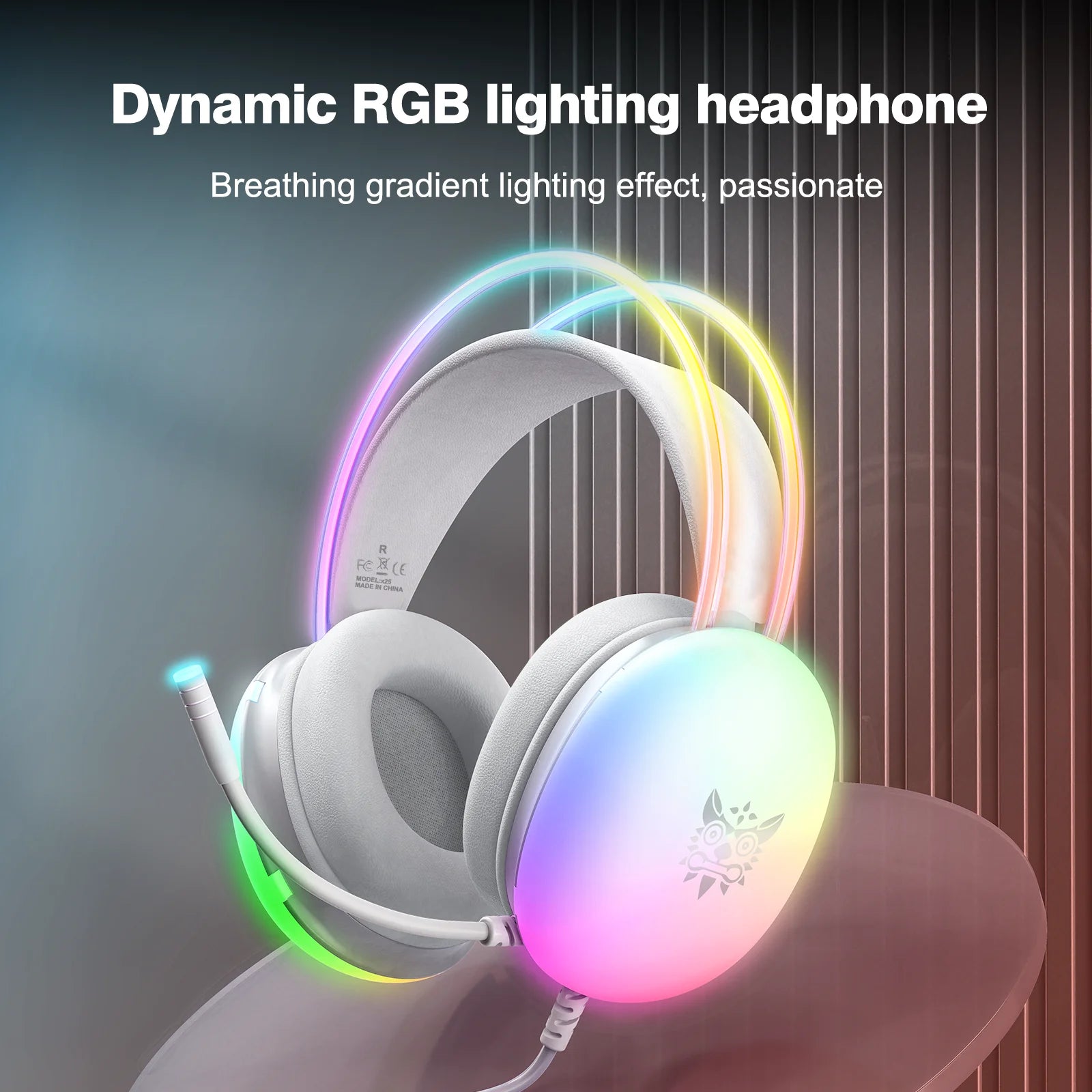 AyeBeau RGB Wired Gaming Headset with Mic – PC, Phone & Console Gaming Headset Zpaxo