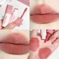JUJu DREAM Soft mist milk coffee lip glaze Matte velvet mist natural makeup white lip glaze Zpaxo JUJU 9409-02