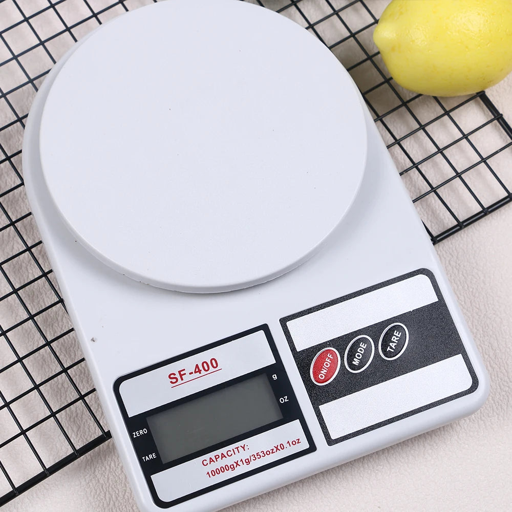 Digital Kitchen Scale Electric Food Scale with oz/g Units for Meal Prep Cooking Baking Replaceable Battery Power Zpaxo