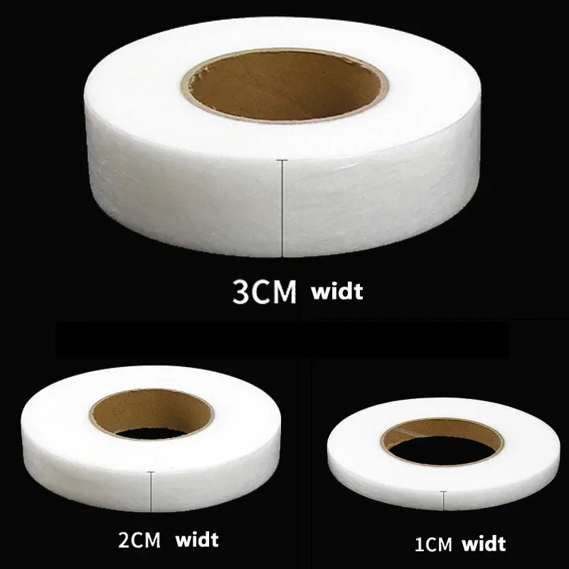 60M Pants Hem Tape Self-Adhesive Edge Shorten Paste Tape DIY Tools for Jean Clothes Length Shorten Household Sewing Accessories Zpaxo