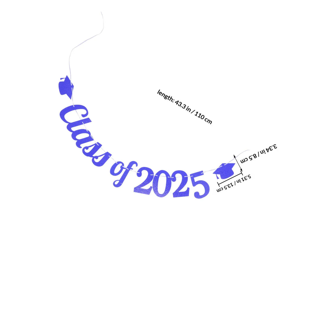 Graduation Banner 2025 Party Decoration Photo Prop Backdrop Ceremony