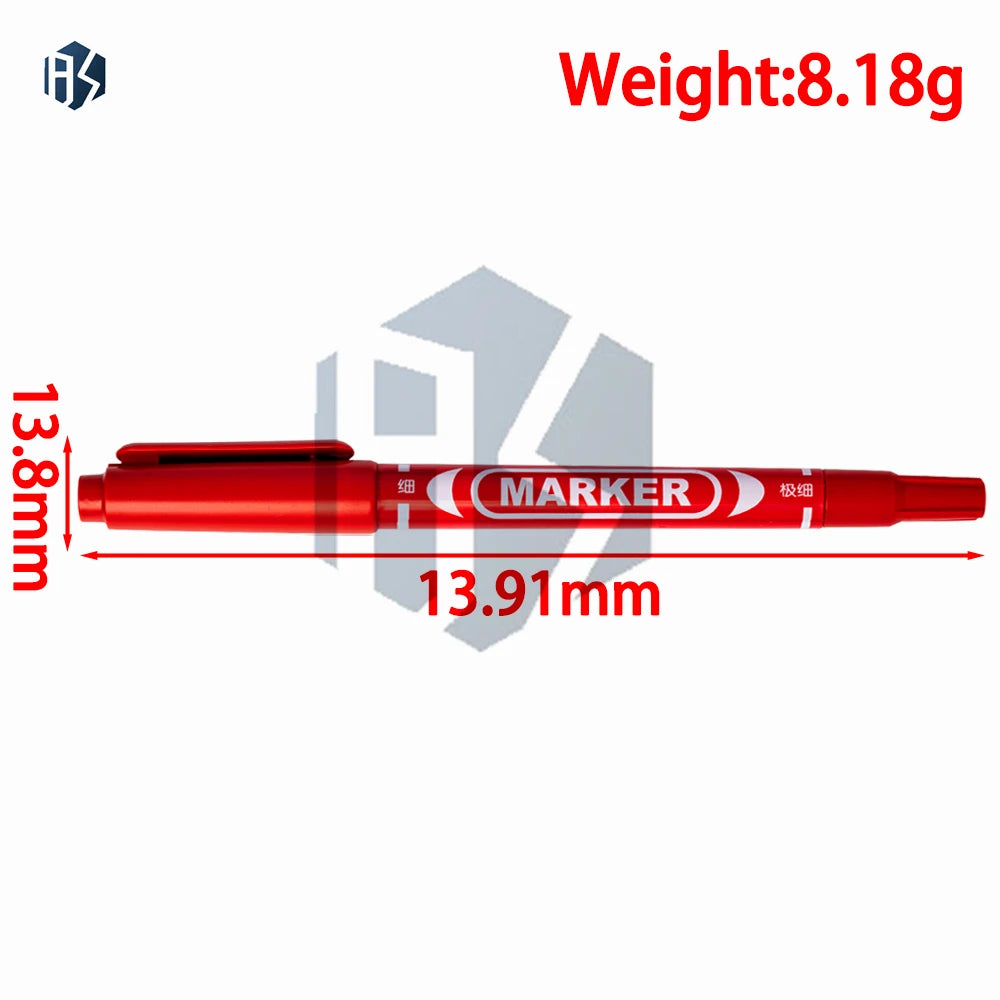 Dual-tip Anti-etching PCB Ink Marker High-temperature Resistant Zpaxo