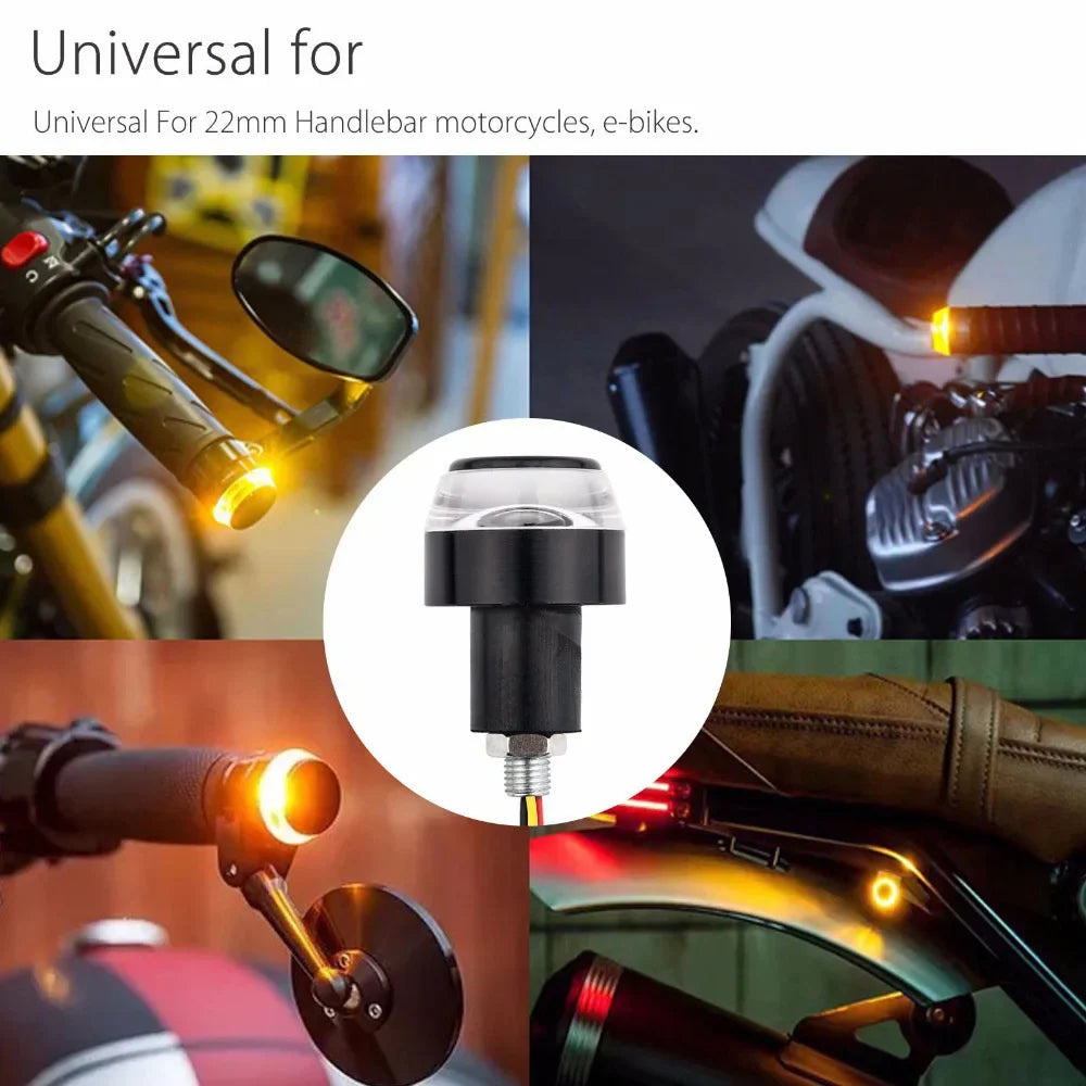 1 Turn Signal Motorcycle LED Light Handlebar Flashing