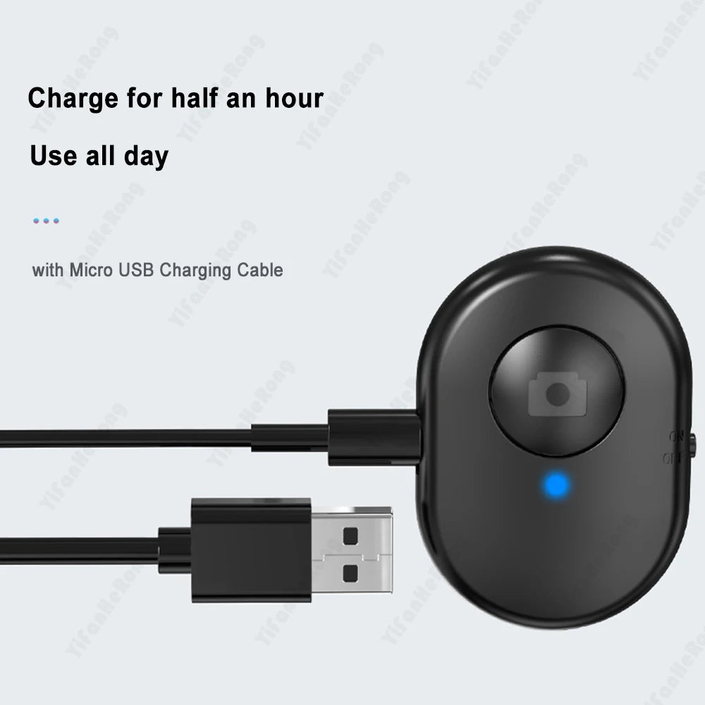 Mini Portable Bluetooth-compatible Remote Control Wireless Selfie Shutter Control For IPhone/Android Take Photos Hands-Free Zpaxo