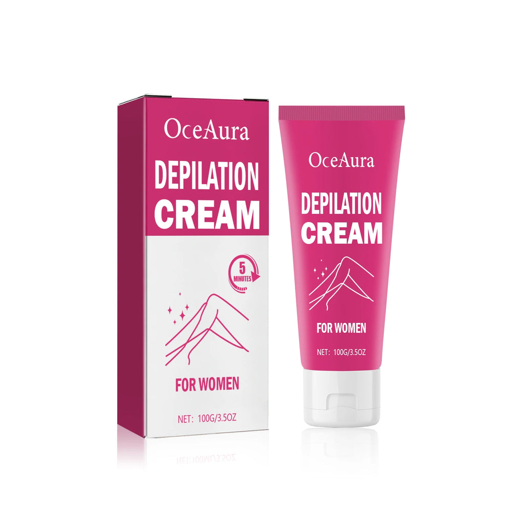 OceAura Women's Hair Removal Cream – Smooth & Moisturizing Hair Removal Cream Zpaxo 100ml boxed