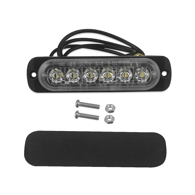 12V-24V Fog Lights LED Work Light Flood Off-road Car External White 6