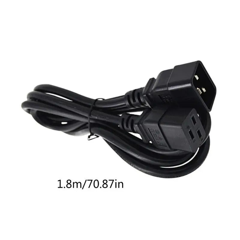 652F IEC320-C19 to C20 Adapter Cable Female Port to Male Connectors Converters Cord Zpaxo