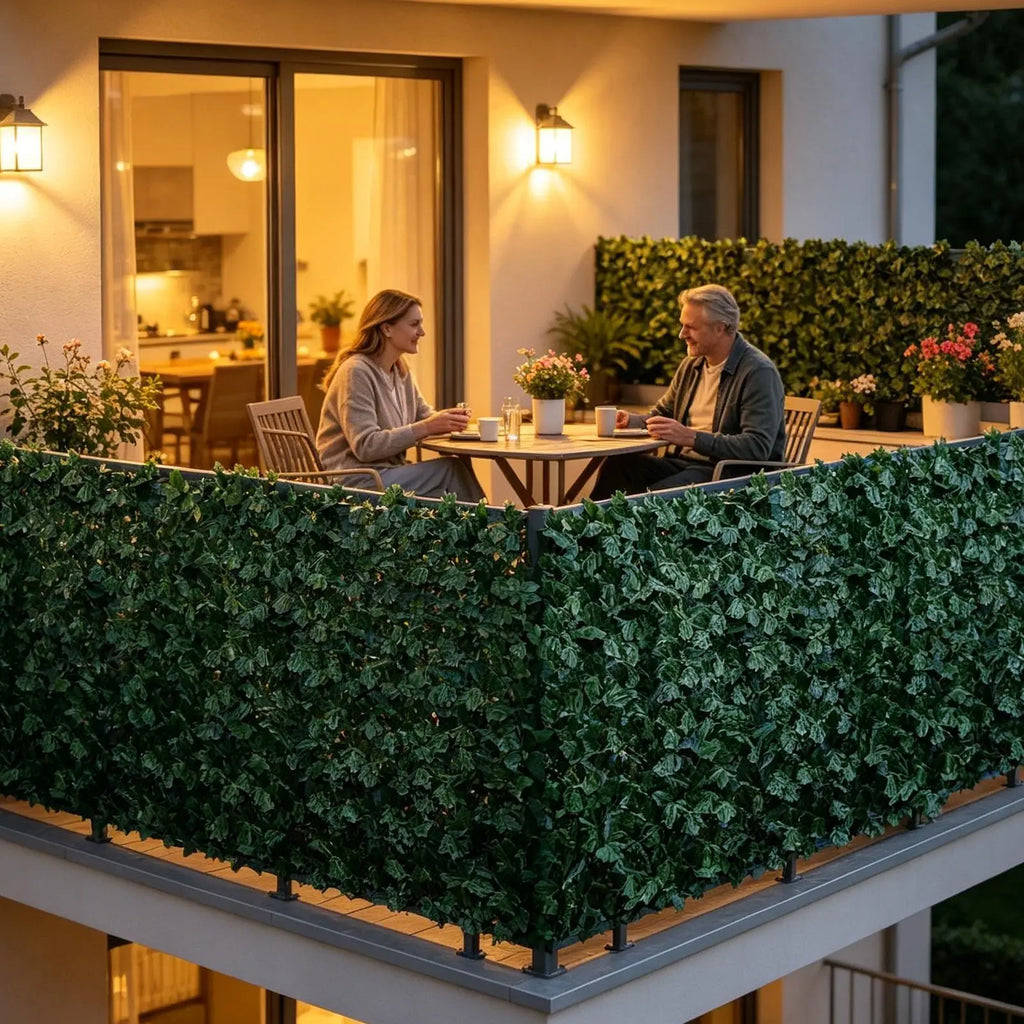 Outdoor Privacy Screen Realistic Decorative 19x118 Inch Artificial