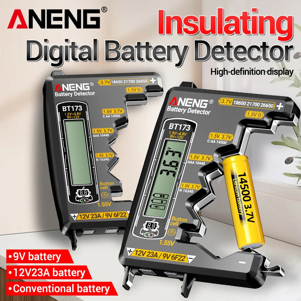 ANENG BT173 Battery Health Tester Mini Universal Lithium Batteries