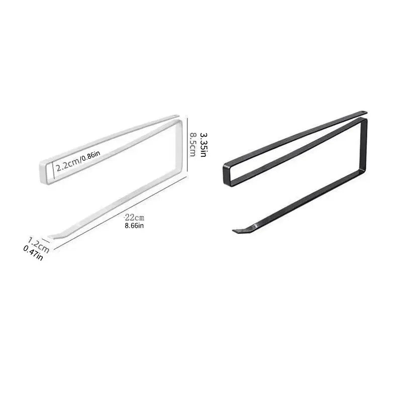 No-Drill Paper Towel Holder – Under Cabinet Kitchen Rack Paper Towel Holder Zpaxo