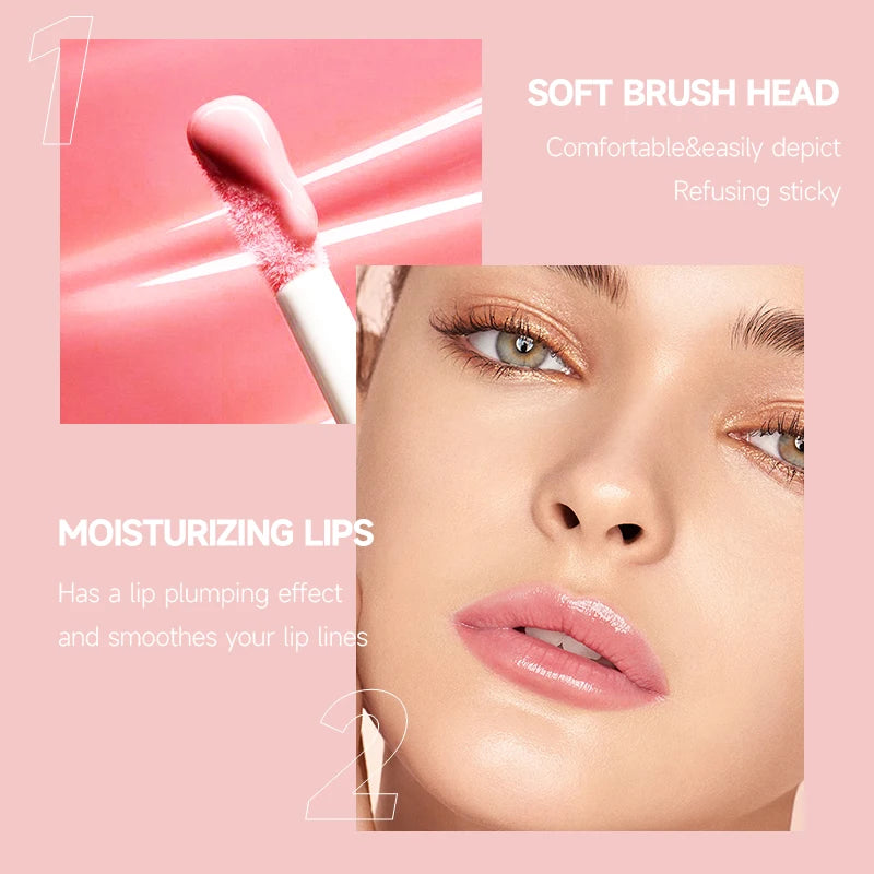 1PC Mild Texture, Highly Pigmented, Non-sticky, Moist and Glossy, Long-lasting Lip Glaze Lipstick, Perfect Gift Series for Girls Zpaxo