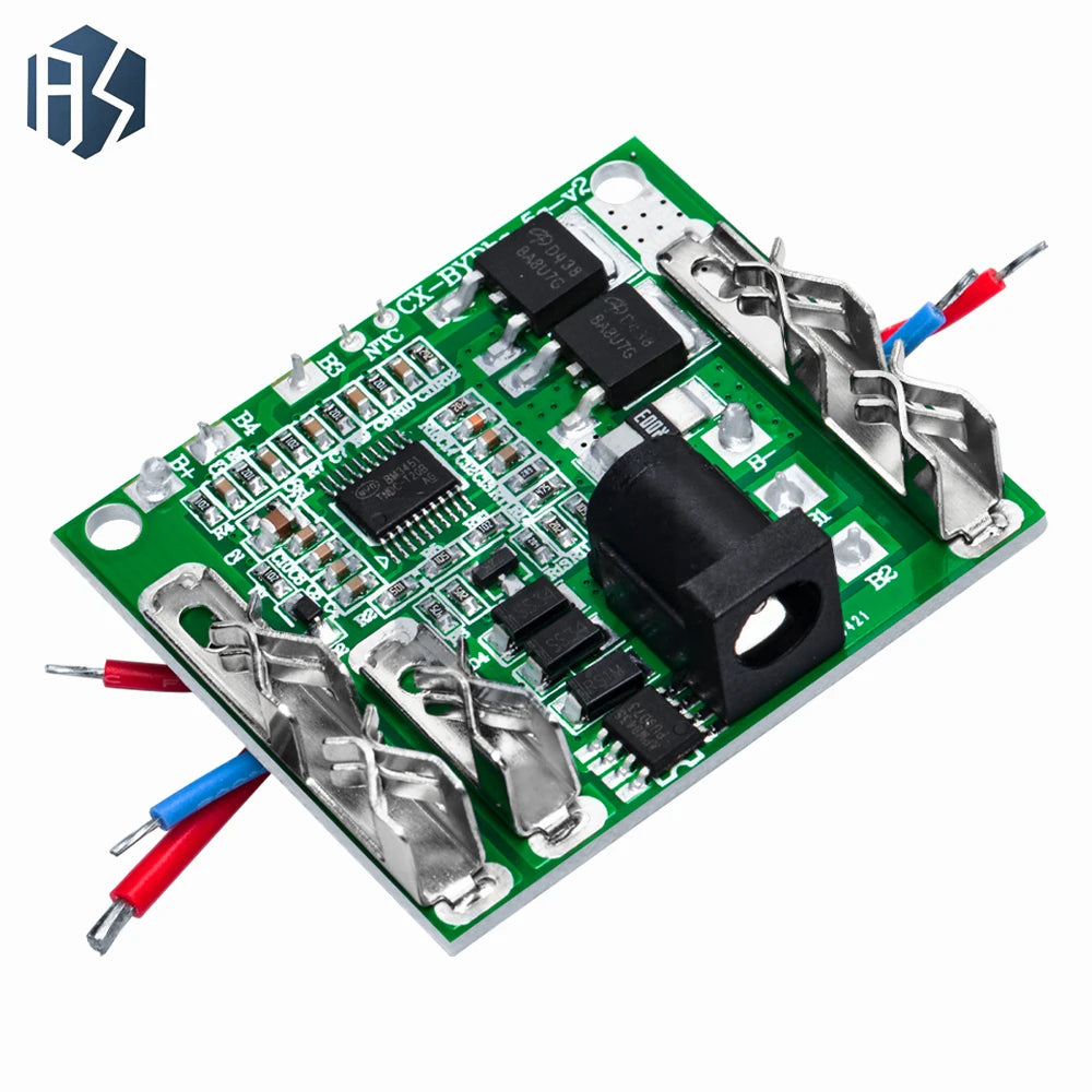 Heavy-Duty 30A 5S Li-Ion BMS Protection Board: 18V-21V with Full Protection for Power Tool Batteries Zpaxo