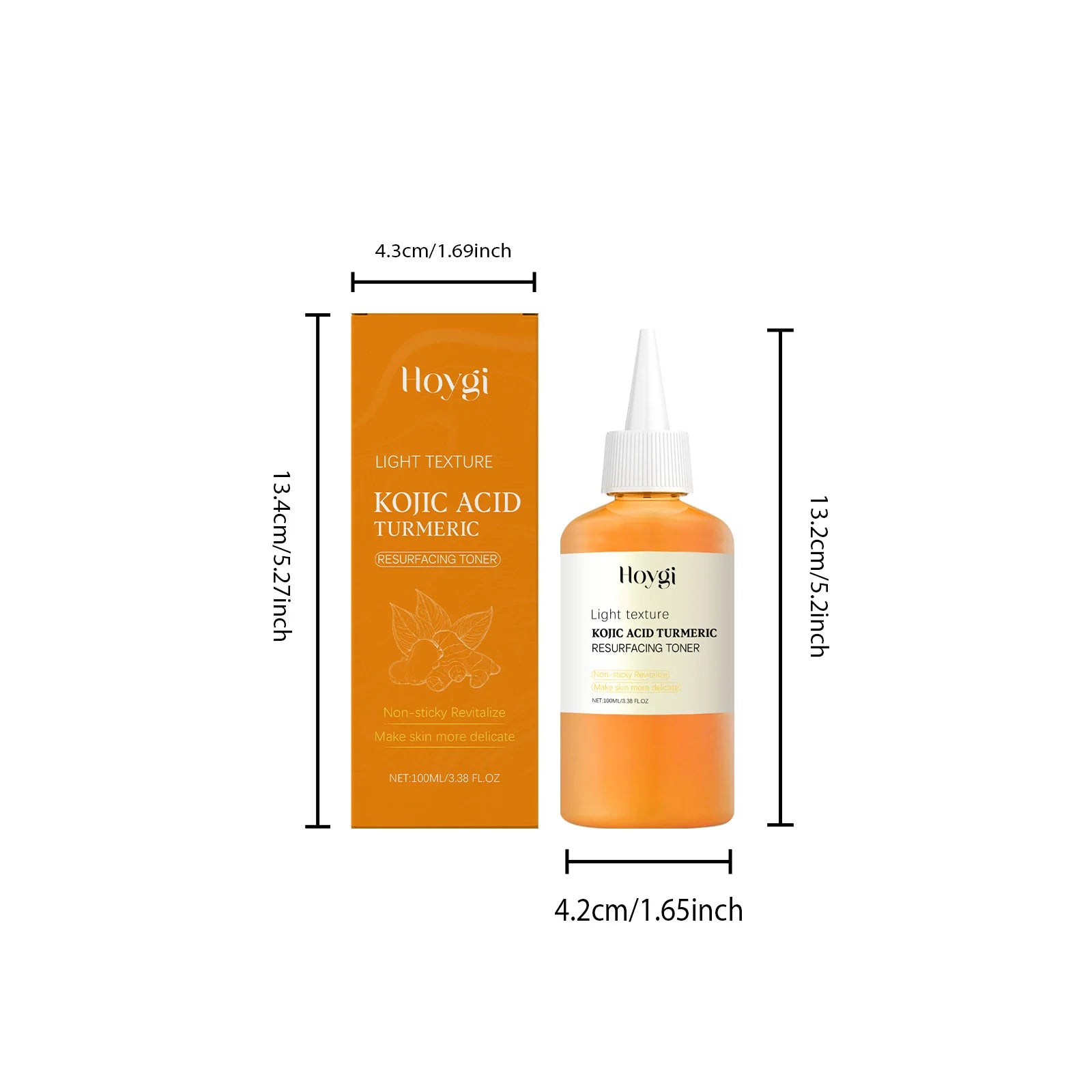 Hoygi Kojic Acid Turmeric Brightening Toner | Pore Minimizing Brightening Face Toner Zpaxo