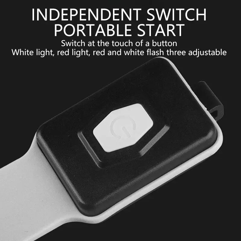 COB LED Armband Light – IPX4 Waterproof USB-C 500LM Running Light