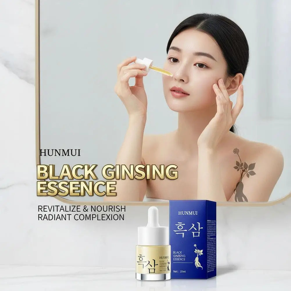 Black Ginseng Essence Natural Collagen Rejuvenation Moisturizing Facial Serum Skin Care Makeup 1pcs Zpaxo
