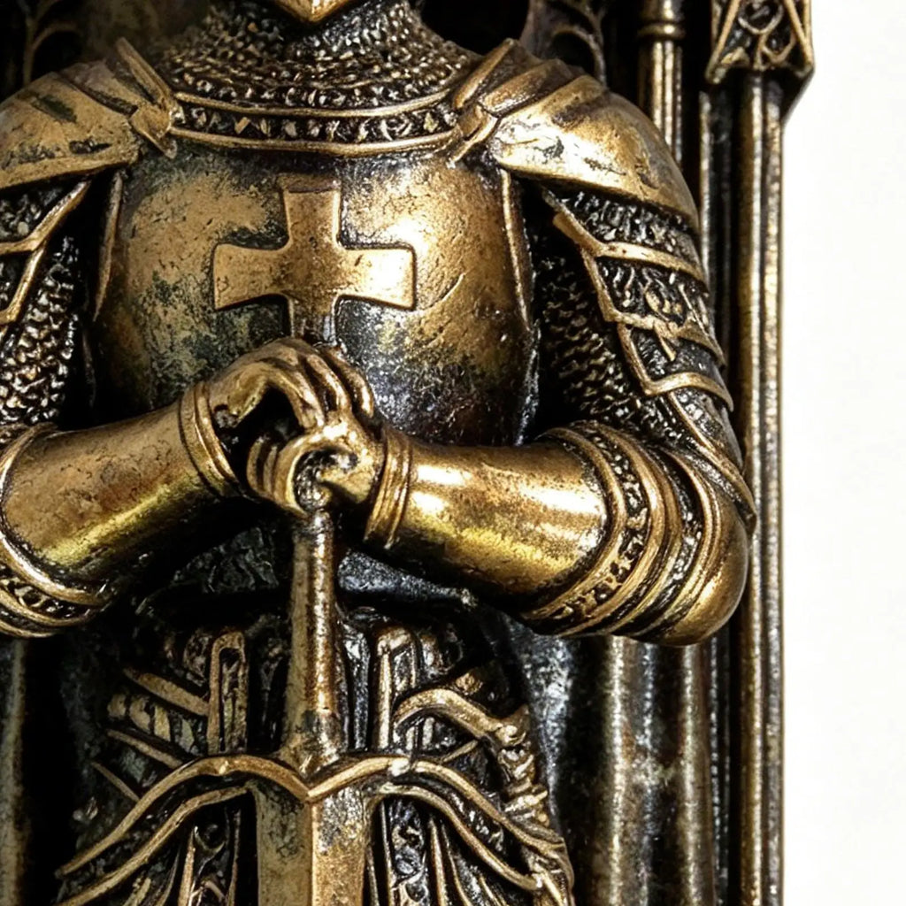 Wall Sconces Knight Study Decoration Resin Wall Night Lights for Women Men Homeowners Home Living Room Study Dorm Apartment Zpaxo