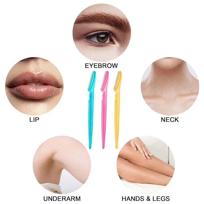 5 10 30 40 Eyebrow Razors Facial Eye Brow Trimmer Multifunction Hair Zpaxo