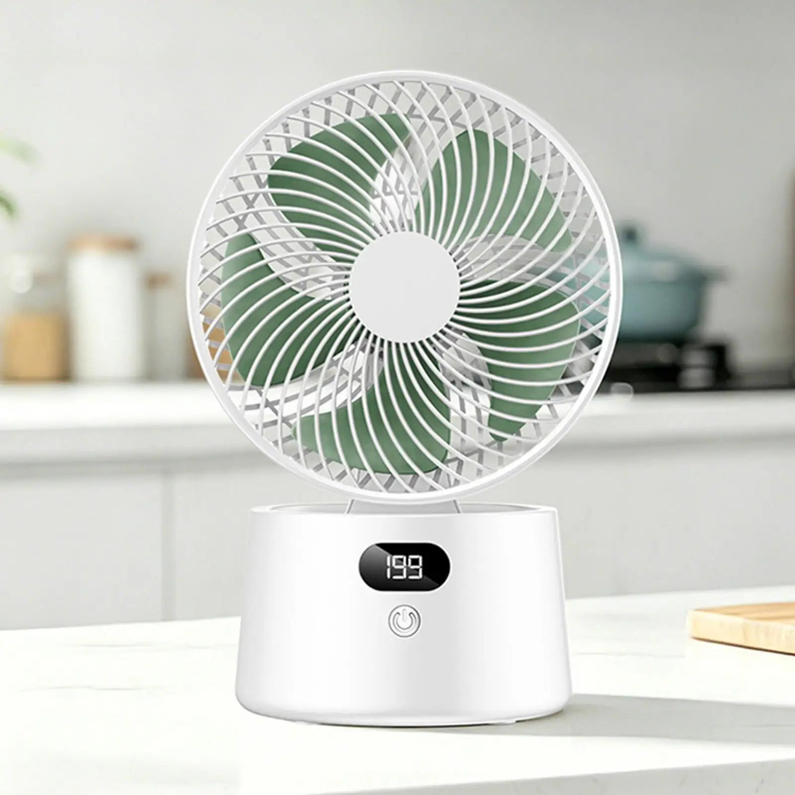 Fan For Bedroom Quiet Digital Display Bedside Air Circulator Fan For Bedroom Living Room Office Bedside Traveling Men Women Zpaxo