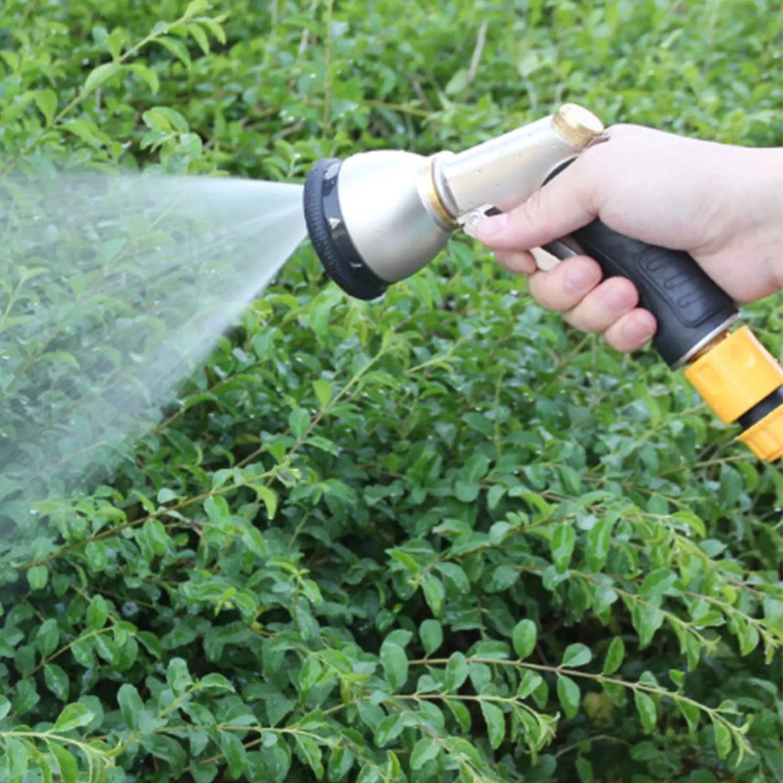 Garden Hose Nozzle High Pressure Handheld Gardening Tools Hose Nozzle Sprayer for Patio Lawn Yard Plants Outdoor Outside Home Zpaxo