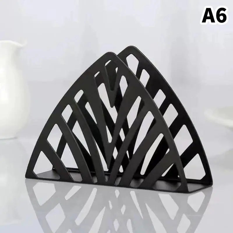 CM1Pc Elegant Iron Art Tissue Box Homestay Napkin Holder Kitchen Zpaxo A6