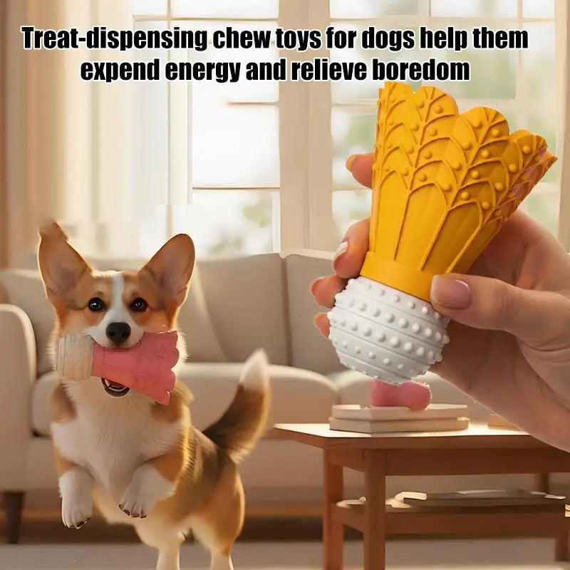Badminton Dog Chew Toy – Bite-Resistant Interactive Puzzle
