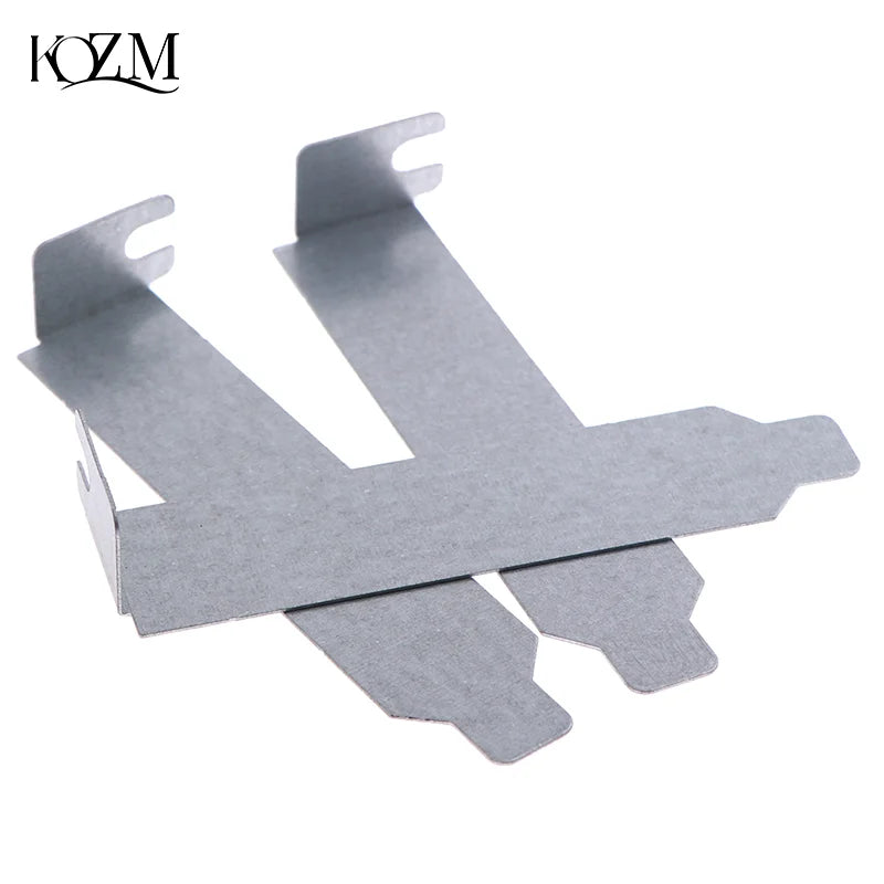 5-Pack PCI Slot Cover Blanks – 8cm Silver Metal Dust Shields PC Case Accessory Zpaxo