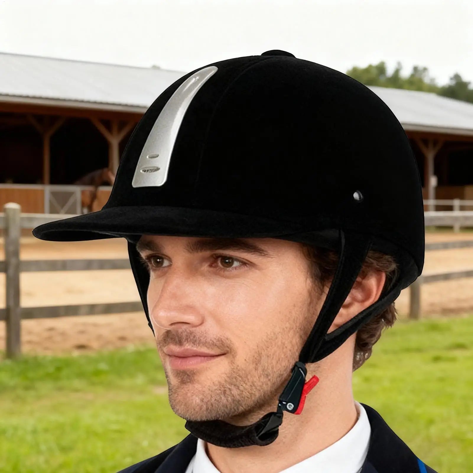 Helmet for Equestrian Safety Comfortable Horseback Protective Gear Comfortable Protective Equestrian Head Gear for Cycling Zpaxo