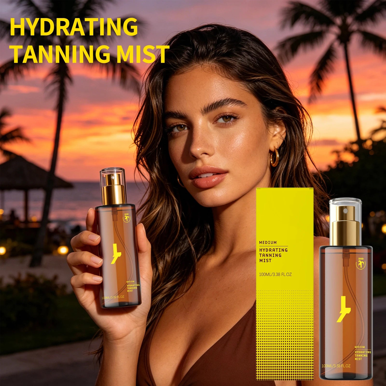 Sunless Self Tanning Essence Spray – Natural Bronze Glow Self Tanning Spray Zpaxo